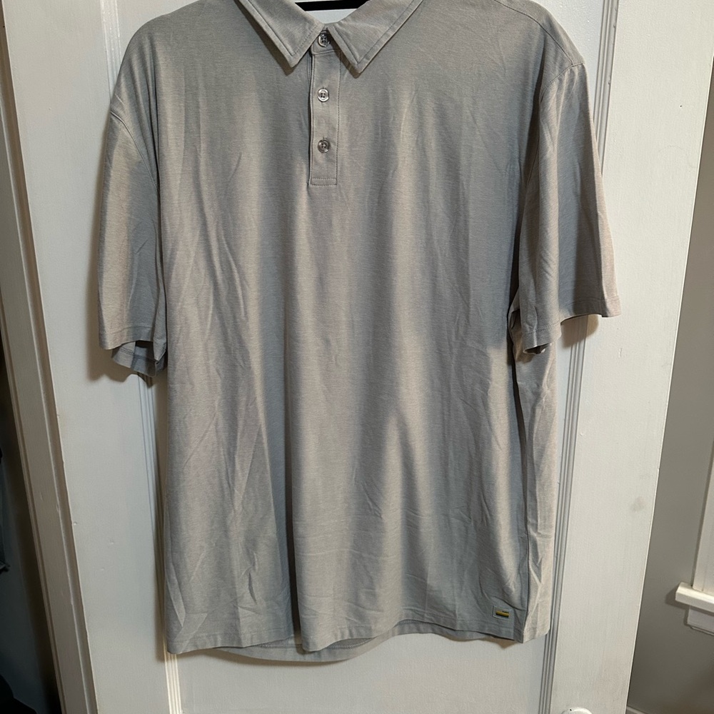 Men's Vuori Strato Tech Polo- Gray
